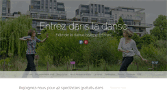 Desktop Screenshot of entrezdansladanse.fr