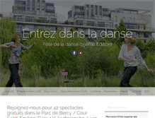 Tablet Screenshot of entrezdansladanse.fr